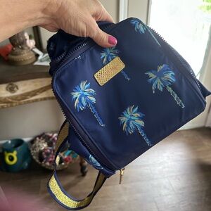 Lilly Pulitzer Navy Palm Tree Tote